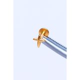 ömay takı Kutup Yıldızı 316l Cerrahi Çelik Labret Piercing