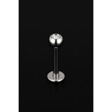ömay takı Tek Taş Kristal 316l Cerrahi Çelik Labret Piercing