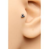 ömay takı Üç Top 316l Cerrahı Çelik Tragus Helix Conch Piercing