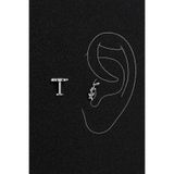 ömay takı Zeytin Dalı 316l cerrahi çelik Tragus Helix Conch Piercing