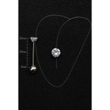 ömay takı Zirkon 316l cerrahi Çelik Dil Piercing