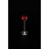 ömay takı Zirkon Kristal 316l Cerrahi Çelik Labret Piercing