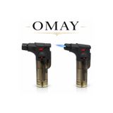 OMAYtr Profesyonel Pürmüz Çakmak – Turbo Jet Alev | Rüzgara Dayanıklı | Gaz Dolumlu