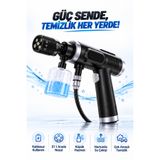Omaze Kablosuz Basınçlı Oto Yıkama Makinesi 17 Bar Köpük Hazneli 5’i 1 Arada Nozul Taşınabilir Araç Yıkama Tabancası
