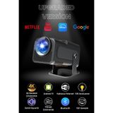 Omaze Upgrade Android Taşınabilir Sinema Projeksiyon Wifi Destekli En Güncel Sürüm Akıllı Projektör Siyah