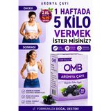 Omb Tok tutma Zayıflama Ürünleri Aronya Çayı Göbek eriten Özel Formül Detox Organik kilo verme Ödem-atma Karışık Çayı 30 - Bitki Çayı