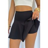 ömba spor Yüksek Bel Volanlı Şortlu Spor Etek Deniz Şortu Skirt With Shorts