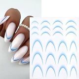 Ombre Efekt French Tırnak Sticker Nail Sd-1948