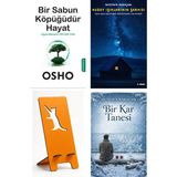 Omega Bir Sabun Köpüğüdür Hayat - Osho + Kuzey Işıklarının Şarkısı + Telefon Tutucu + Bir Kar Tanesi