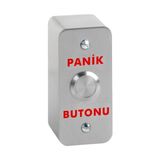 Omega Paslanmaz Panik Çıkış Butonu Çift Kontak (Yüzey Tip)