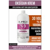 Omega Plus %9 30 Volume Oksidan Krem 1000 ml - Profesyonel Saç Boyası Etkinleştirici-Renk Açıcı