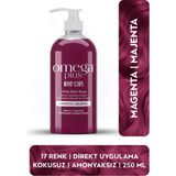Omega Plus Bad Girl 250 ml Amonyaksız Renkli Saç Boyası Akaju Viyole Krem Formda Etkili