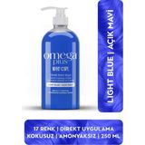 Omega Plus Bad Girl Açık Mavi Amonyaksız Krem Saç Boyası 250ML Canlı Renkler ve Kolay Uygulama