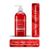 Omega Plus Bad Girl Biber Kırmızısı 250 ML Saç Boyası