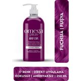 Omega Plus Bad Girl FUŞYA Amonyaksız Geçici-Renkli Krem Saç Boyası 250 ml Canlı Renkler İçin Kolay Uygulama - 1