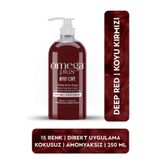 Omega Plus Bad Girl Koyu Kırmızı Geçici-renkli Amonyaksız Saç Boyası 250 ml