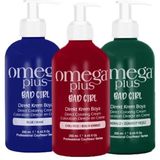 Omega Plus Bad Girl Mavi, Kırmızı ve Yeşil 3`lü Saç Boyası Seti OPBG23