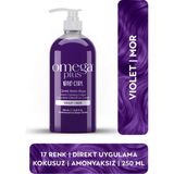 Omega Plus Bad Girl Mor Saç Boyası 250 ml Amonyaksız Bitkisel Pigment Canlı ve Parlak Renk