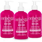 Omega Plus Bad Girl Şeker Pembesi Renkli 3lü Saç Boyası Seti 250ML+250ML+250ML