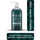 Omega Plus Bad Girl ZÜMRÜT YEŞİLİ Amonyaksız Geçici-Renkli Krem Saç Boyası 250 ML Canlı Renkler İçin