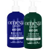 Omega Plus Bad Girl Zümrüt Yeşili ve Mavi 2li Saç Boyası Seti 2*250MLL