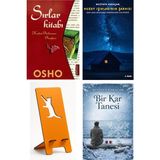 Omega Sırlar Kitabı - Kendini Anlamanın Anahtarı 2.kitap - Osho + Kuzey Işıklarının Şarkısı + Telefon Tutucu + Bir Kar Tanesi