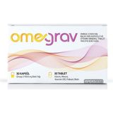 Omegrav 30 Kapsül 1000 mg Omega 3 Balık Yağı ve Vitamin İçeren Mineral Tablet Türkiye Menşeli