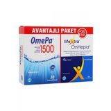 OmePa 1500 30 Kapsül Balık Yağı + Lifextra Onhepa 30 Kapsül