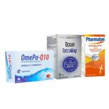 OmePa Q10 30 Kapsül + Ocean Extramag 60 Tablet + Pharmaton Vitaly 30 Tablet