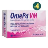 OmePa VM Omega 3 Multivitamin Multimineral 4x30 Kapsül