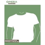 Omera %100 Organik Pamuk Erkek Geniş Oval Yaka Atlet - Siyah