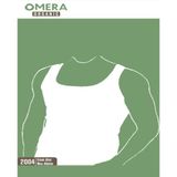 Omera Organik Pamuk&likra Erkek Atlet - Siyah - 3XL