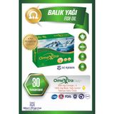 Omextra Daily Omega-3 Balık Yağı İçeren Yumuşak Kapsül Takviye Edici Gıda