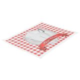 Omeyva Amerikan Servis Kağıdı Afiyet Olsun Baskılı Beyaz Masa Örtüsü - 29 x 41 Cm. - 500 Adetlik Paket
