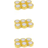 Omeyva Bant Güçlü Sağlam Kaliteli Şeffaf Koli Bandı Bantı / 45 mm x 100 Metre / 6'lı 3 Paket - 18 Adet