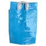 Omeyva Büküm Saplı Kraft Kağıt Çanta Karton Hediyelik Poşet Torba - Mavi 2 - 18x24 Cm. - 25 Adetlik Paket