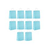 Omeyva Büküm Saplı Kraft Kağıt Karton Hediyelik Çanta Poşet Torba - Mavi - 25X31 Cm. - 10 Adetlik 1 Paket