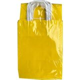 Omeyva Büküm Saplı Kraft Kağıt Karton Hediyelik Çanta Poşet Torba - Sarı 2 - 25X31 Cm. - 25 Adetlik 4 Paket