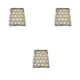 Omeyva Desenli Metalize Hediye Paketi Yapışkanlı Torba Poşet - 10X12 Cm. - 100 Adetlik 3 Paket