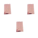 Omeyva Desenli Metalize Hediye Paketi Yapışkanlı Torba Poşet - 12X17 Cm. - 100 Adetlik 3 Paket