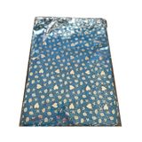 Omeyva Desenli Metalize Hediye Paketi Yapışkanlı Torba Poşet - 35X50 Cm. - 100 Adetlik 10 Paket