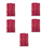 Omeyva Kalın Kokteyl Buzlu Soğuk İçecek Pipet - Körüklü - Pembe - 22 Cm. - 8 mm. - 500 Adet