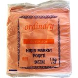 Omeyva Ordinary Turuncu Market Poşeti Torbası - Hışır Atlet Poşet - Büyük Boy - 30 x 60 Cm. - 1 Kg.