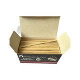 Omeyva Organik Tahta Ahşap Bambu Çay Kahve Karıştırıcı Çubuk - 10 Cm. - 400 Adetlik 1 Paket Kahverengi