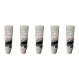 Omeyva Pappbeger Kulplu Saplı 175 Ml. 6 Oz Kraft Karton Bardak - Gri - 30 Adetlik 5 Paket