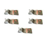Omeyva Plastik Gümüş Gri Renk Kaşık - Parti Davet Piknik Çorba Yemek Kaşığı - 18 Cm. - 25 Adetlik 5 Paket