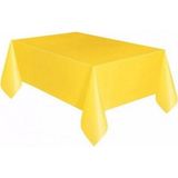 Omeyva Plastik Naylon Su Geçirmez Parti Piknik Renkli Masa Örtüsü - 120X180 Cm. - Sarı - 1 Adet