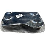 Omeyva Plastik Siyah Kaşık - Parti Davet Piknik Çorba Yemek Kaşığı - 18 Cm. - 100'lü Paket
