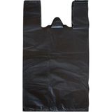 Omeyva Siyah Dökme Market Poşeti Torbası - Hışır Atlet Poşet - Mini Boy - 20 x 35 Cm. - 20 Kg.