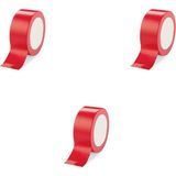 Omeyva Takviyeli Tamir Bandı - Izolasyon Onarım Çadır Bandı - Kırmızı - 48 mm x 10 Yrd - 3 Rulo - 3 Adet
